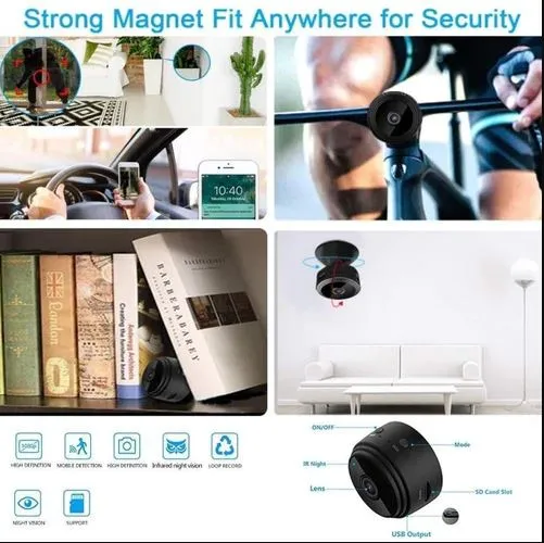 1080p Hd Magnetic Wifi Mini Camera