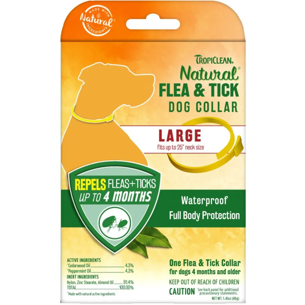 15% OFF: TropiClean Natural Flea & Tick Dog Collar