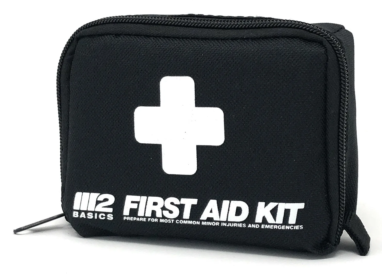 150 Piece First Aid Kit w/Compact Bag, Carabiner, Emergency Blanket