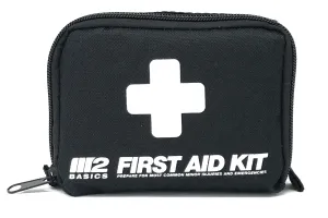 150 Piece First Aid Kit w/Compact Bag, Carabiner, Emergency Blanket