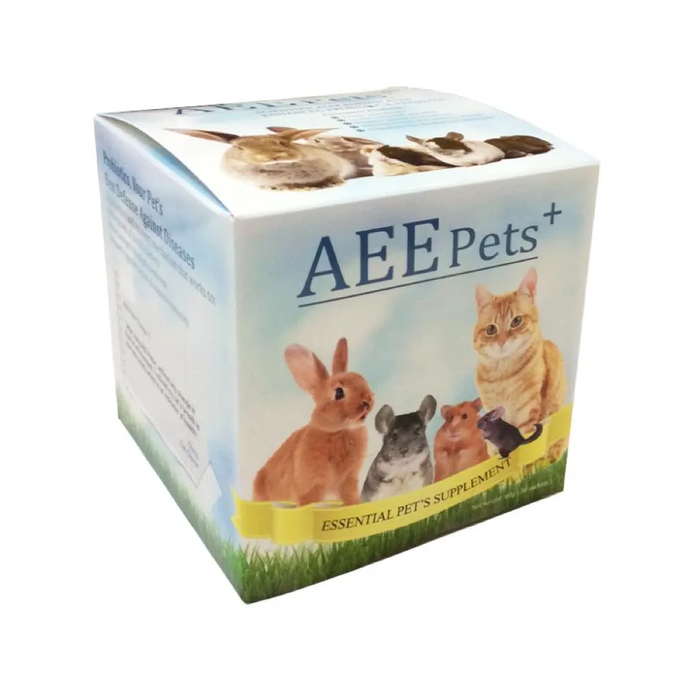 2 FOR $40: AEE Pets  Probiotic & Prebiotic Supplement For Cats & Small Animals 30 Sachets