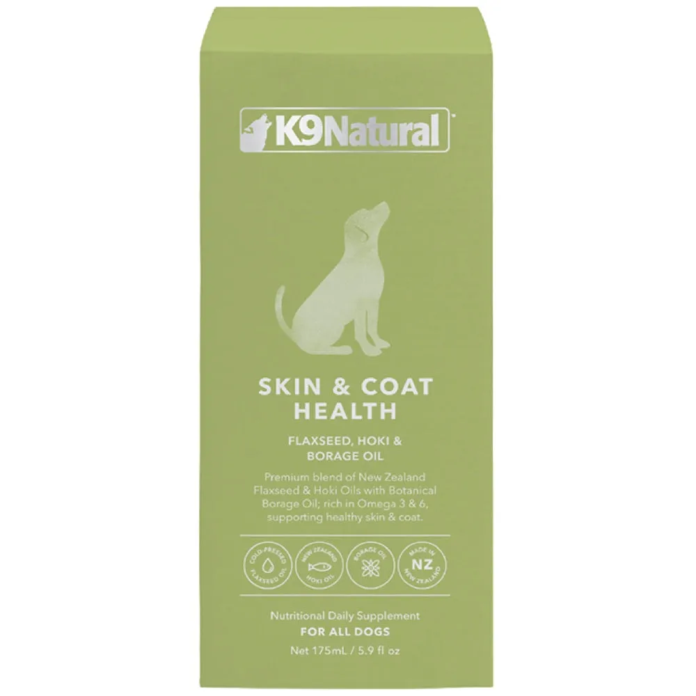 20% OFF: K9 Natural Skin & Coat Health Oil Dog Supplement 175ml