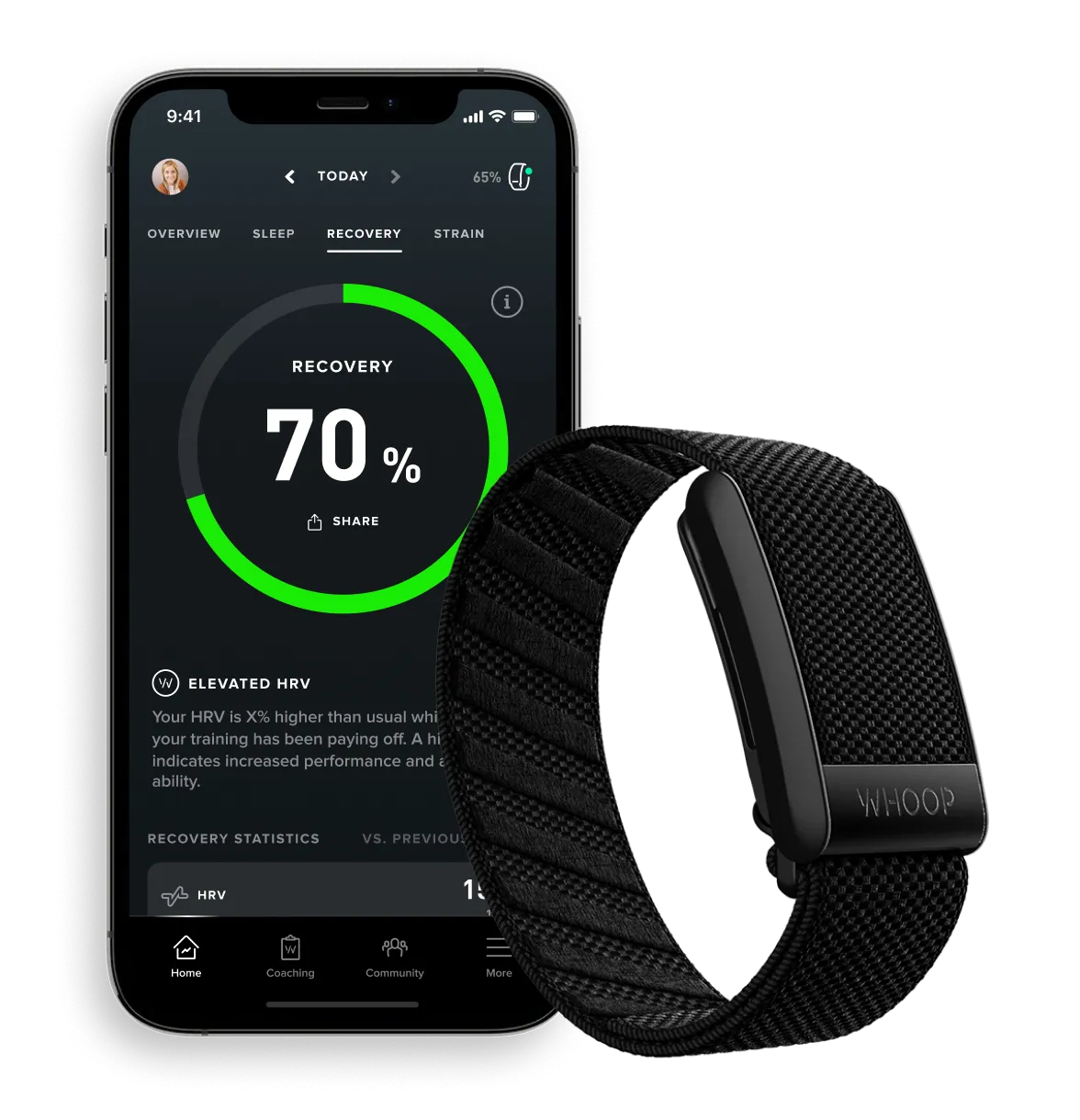 30-Day WHOOP Membership Trial with Strap – Wearable Health, Fitness & Activity Tracker