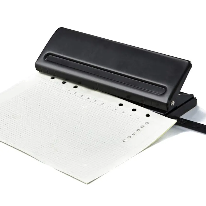 Adjustable 6-Hole Punch Paper Puncher