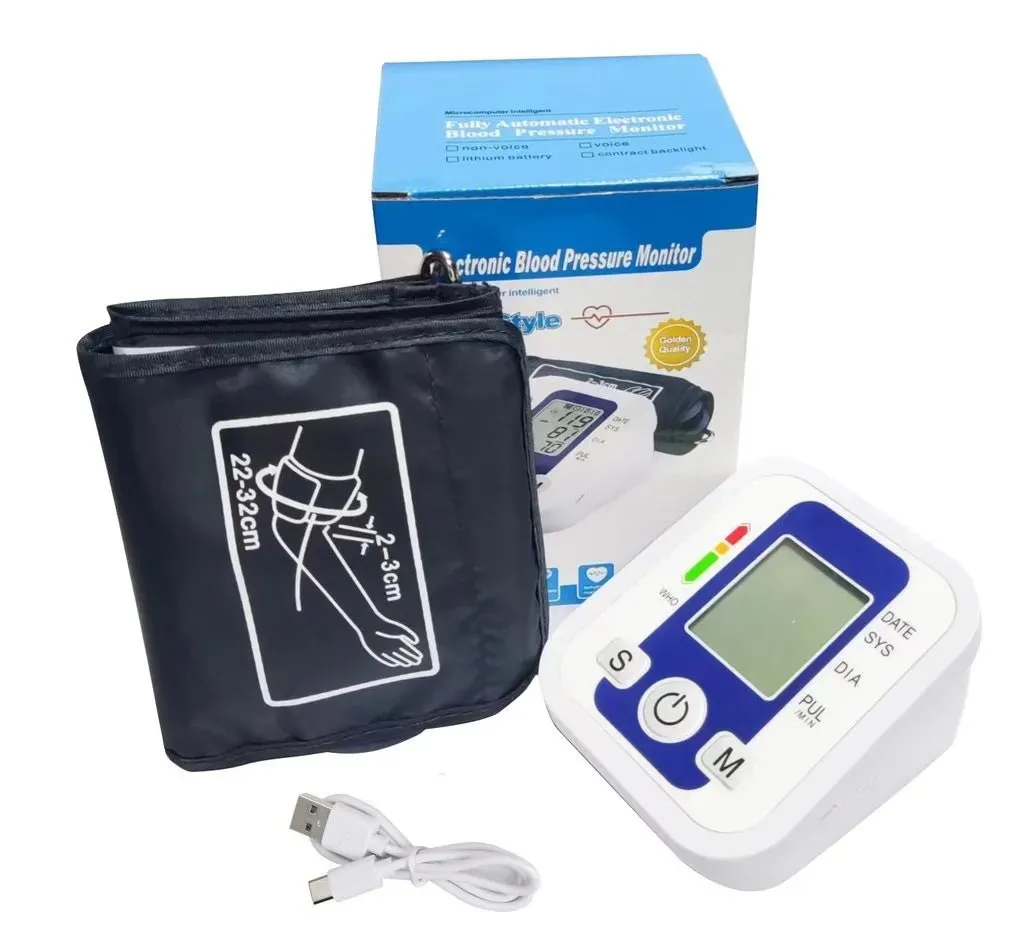 Arm Blood Pressure Monitor BP Equipment Medical Portable