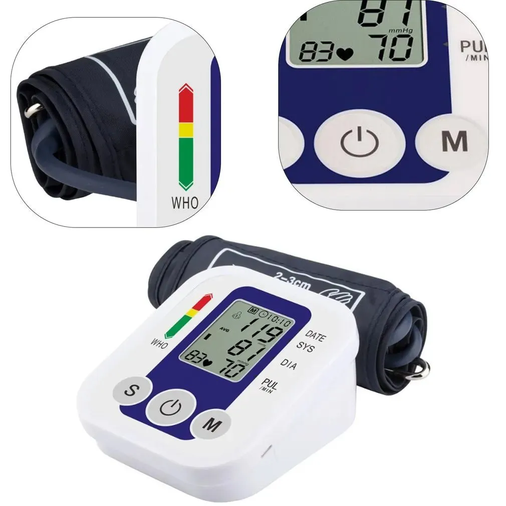 Arm Blood Pressure Monitor BP Equipment Medical Portable