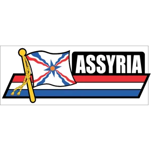 Assyria Flag Car Sidekick Decal