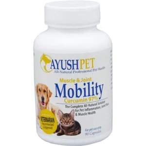 Ayush Herbs Pet Mobility Curcumin 97% 90 caps