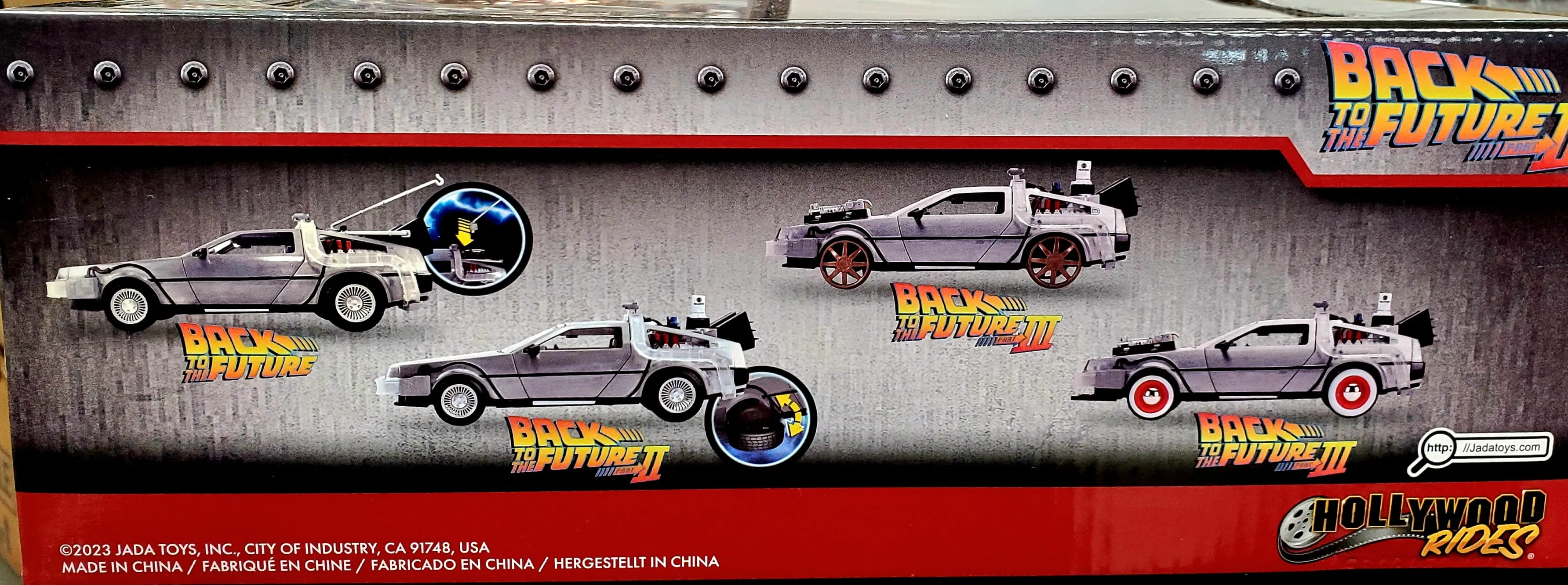 Back To The Future Part III Time Machine Rail Wheels Die-Cast Vehicle