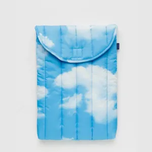 Baggu Puffy Laptop Sleeve 16" in Clouds