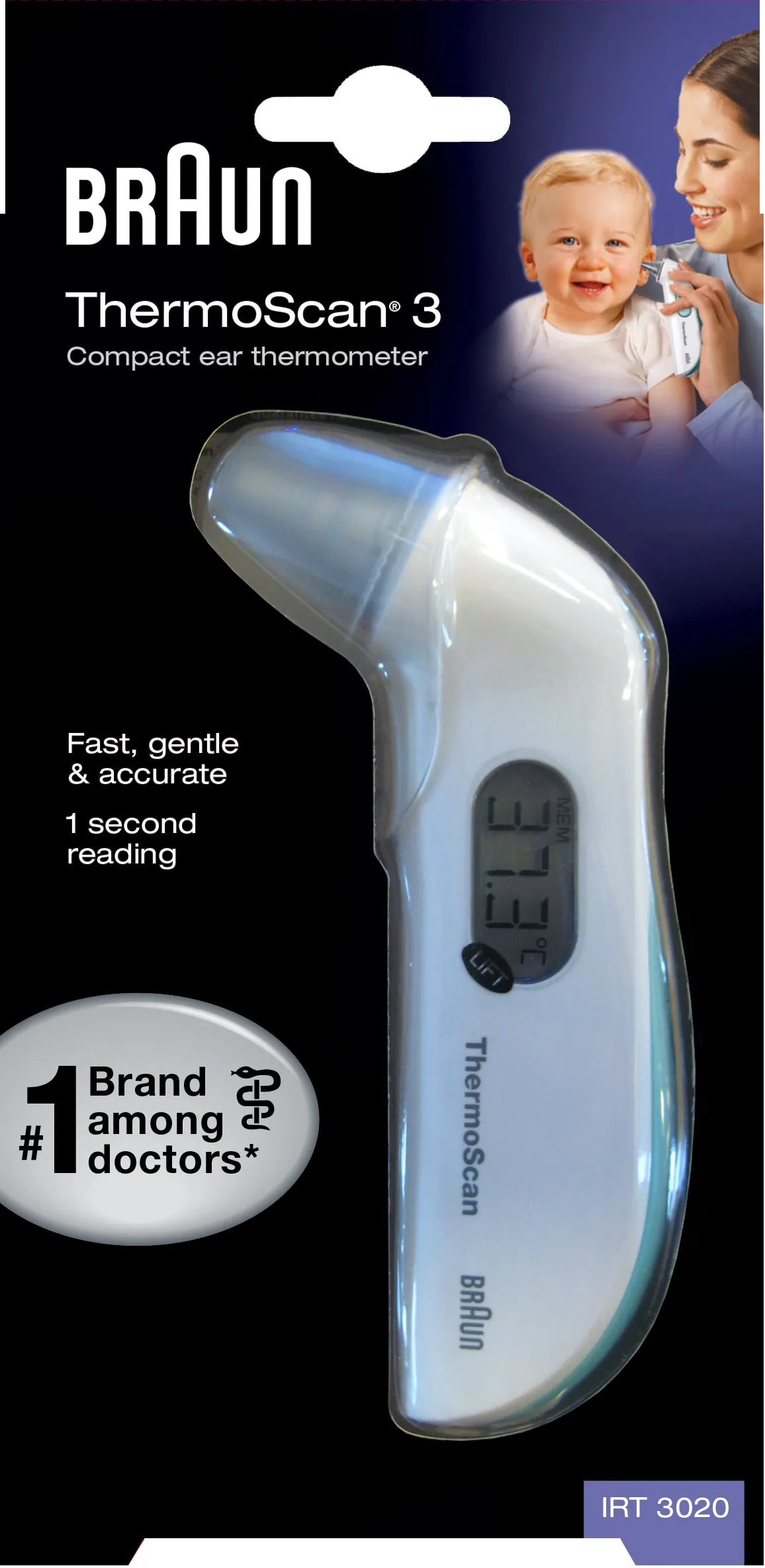 Braun ThermoScan 3 Ear Thermometer