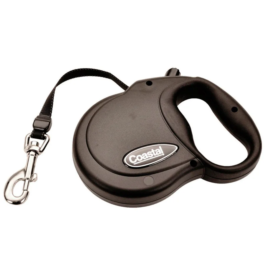 Coastal Retractable Dog Leash Black 16 ft MD