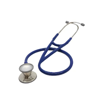 Dixie EMS Deluxe Cardio-Clinical Cardiology Dual Head Stethoscope for Paramedics and Nurses, 4 Ear Tips, Replacement diaphragms