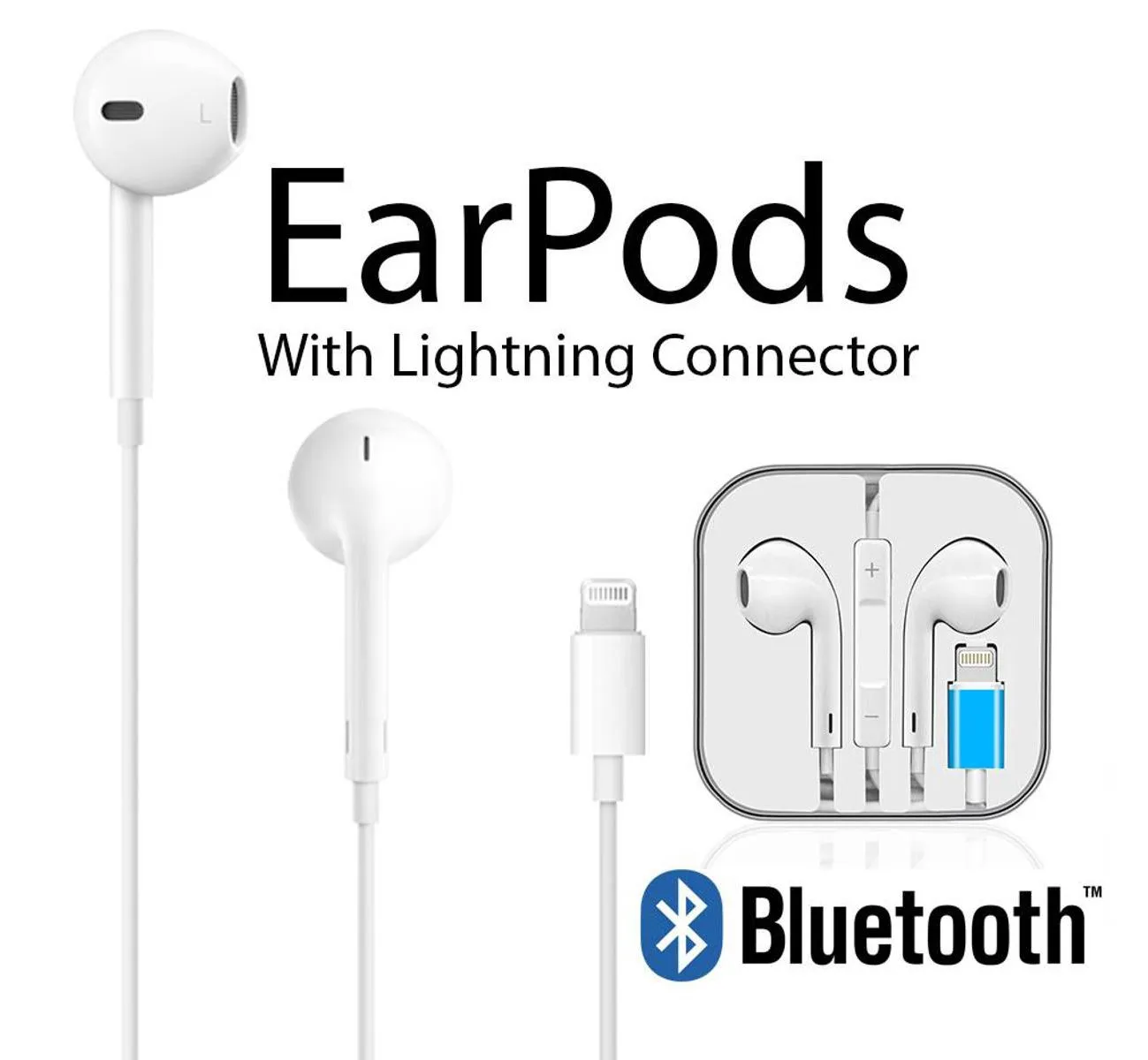 Ear Pods With Lightning Connector Headphone Plug Handsfree - Earphones