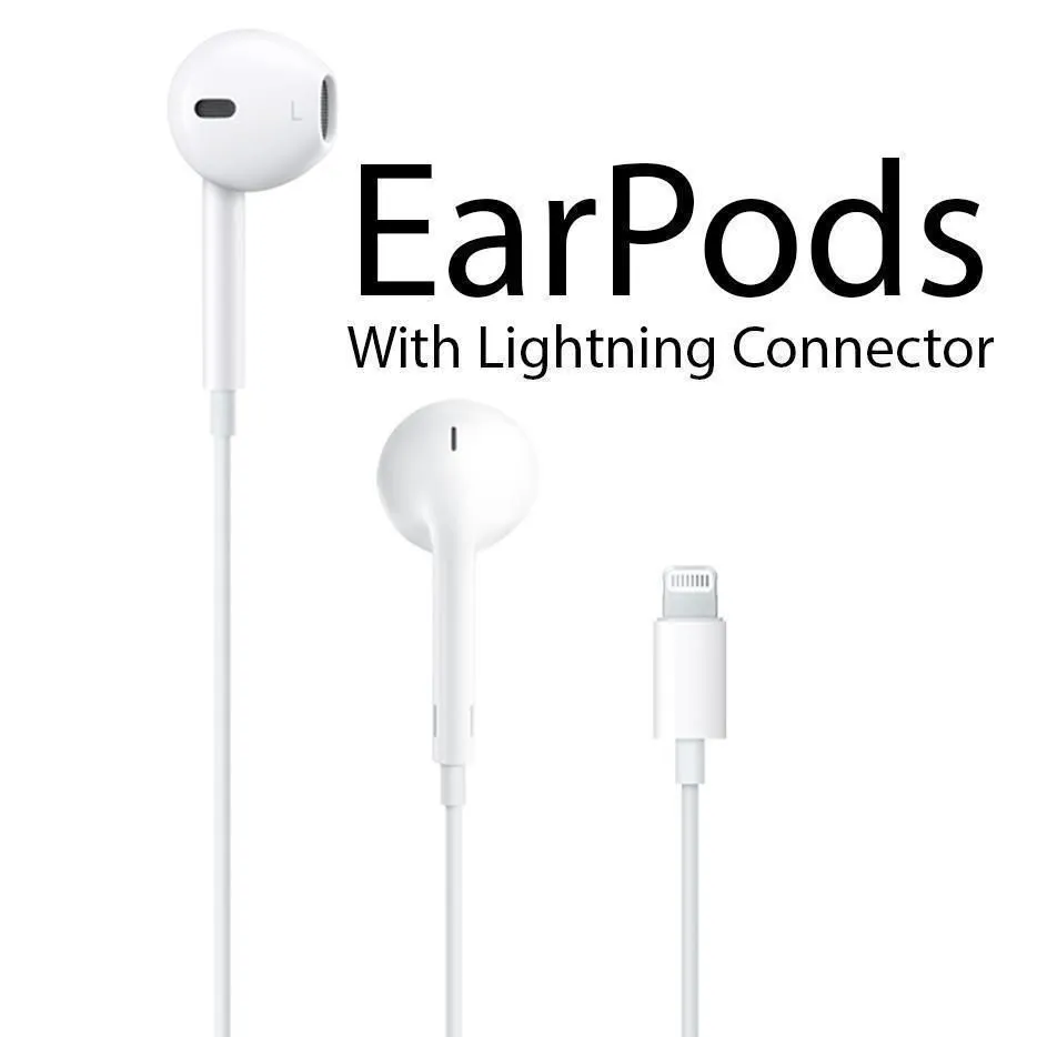 Ear Pods With Lightning Connector Headphone Plug Handsfree - Earphones