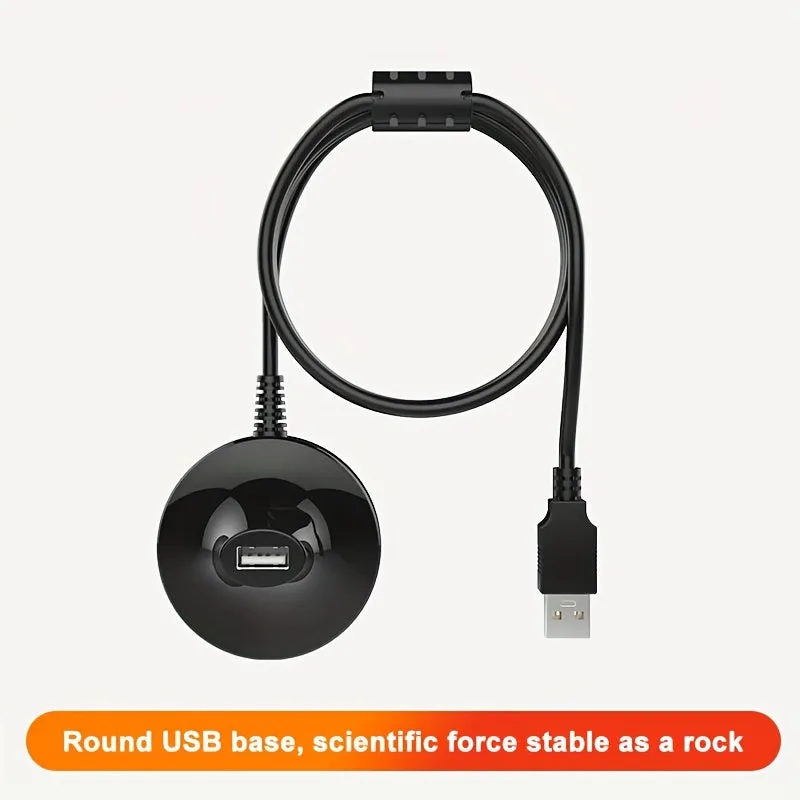 Extend Your USB Connections with Ease USB Extension Cable with Base