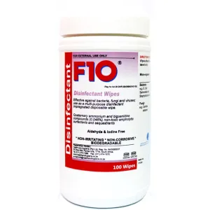 F10 Disinfectant Wipes 100ct