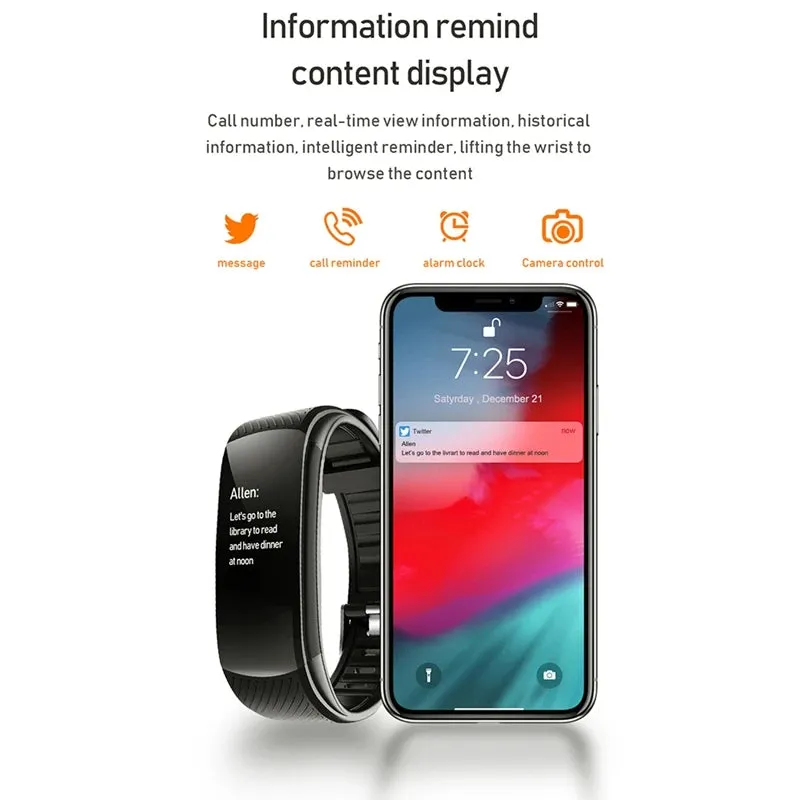 Fitness Bracelet Blood Pressure Measurement Pedometer Smart Band