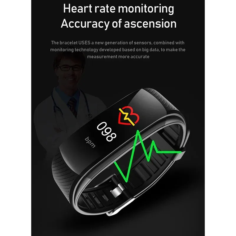 Fitness Bracelet Blood Pressure Measurement Pedometer Smart Band