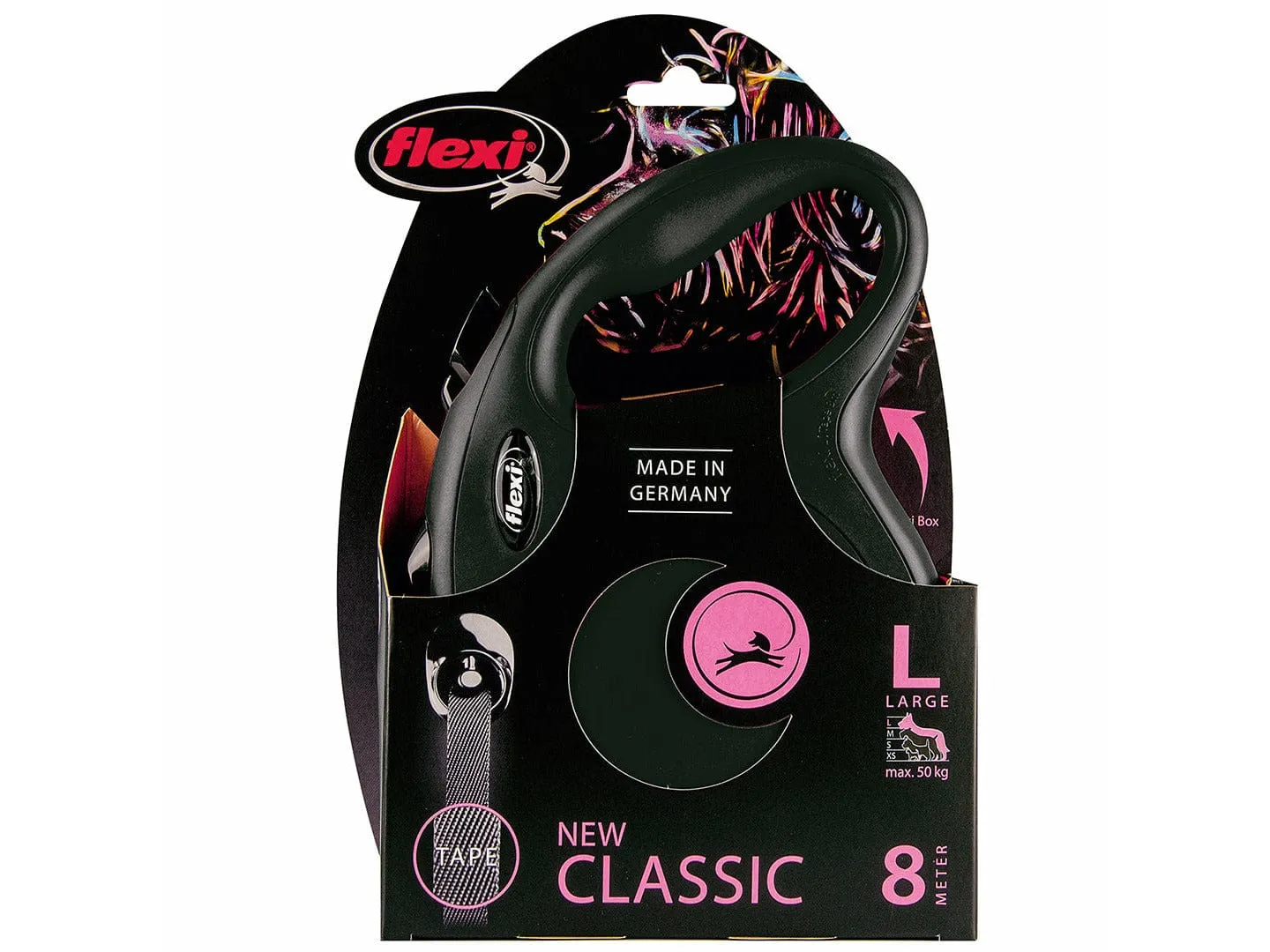 FLEXI NEW CLASSIC TAPE L/8M black