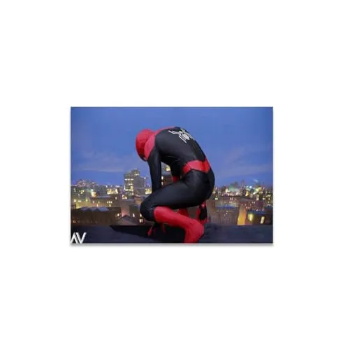 GADGETS WRAP Canvas Gallery Wrap Framed for Home Office Studio Living Room Decoration (14x11inch) - Spider Man Far From Home 2019