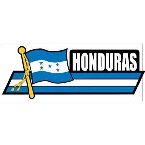 Honduras Flag Car Sidekick Decal