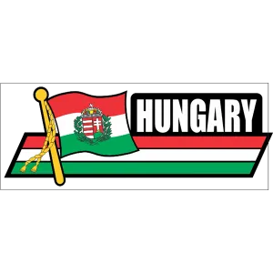 Hungary Flag Car Sidekick Decal