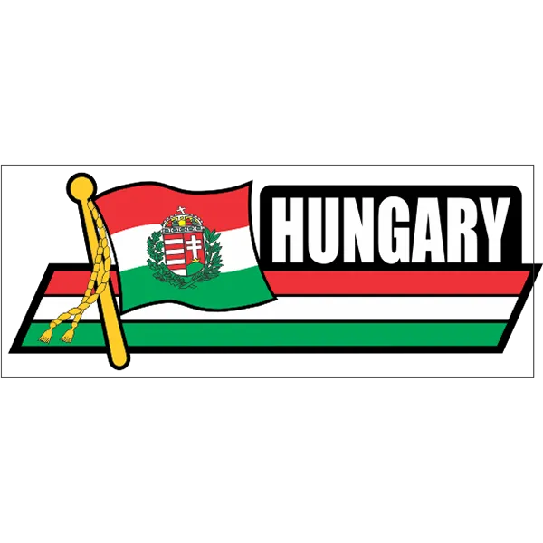 Hungary Flag Car Sidekick Decal