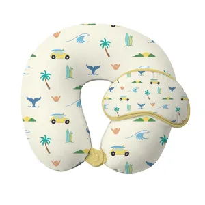 Island Life Neck Pillow & Eye Mask Set of 2