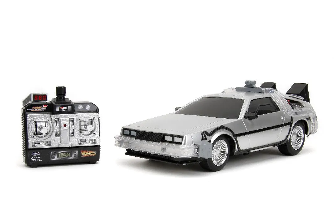 Jada 1/16 ‘Hollywood Rides’ RC: Back To The Future Delorean w/Lights