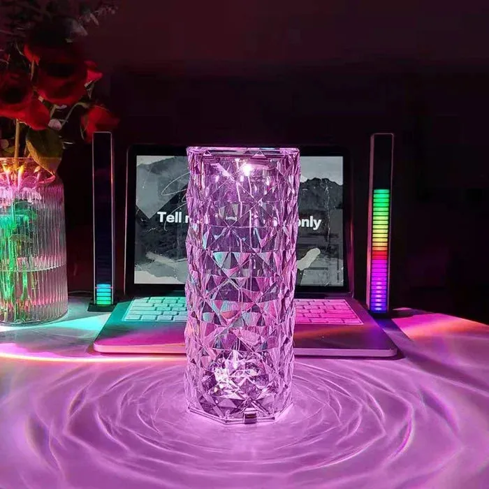 🔥Last Day Sale 40% OFF🔥Touching Control Rose Crystal Lamp