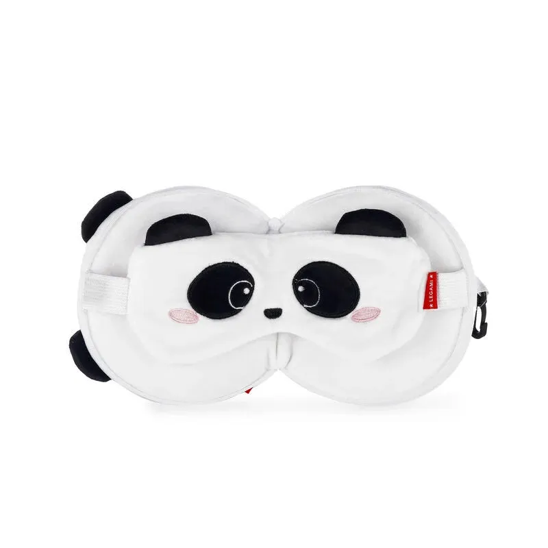 Legami Travel Pillow with Eye Mask - Panda