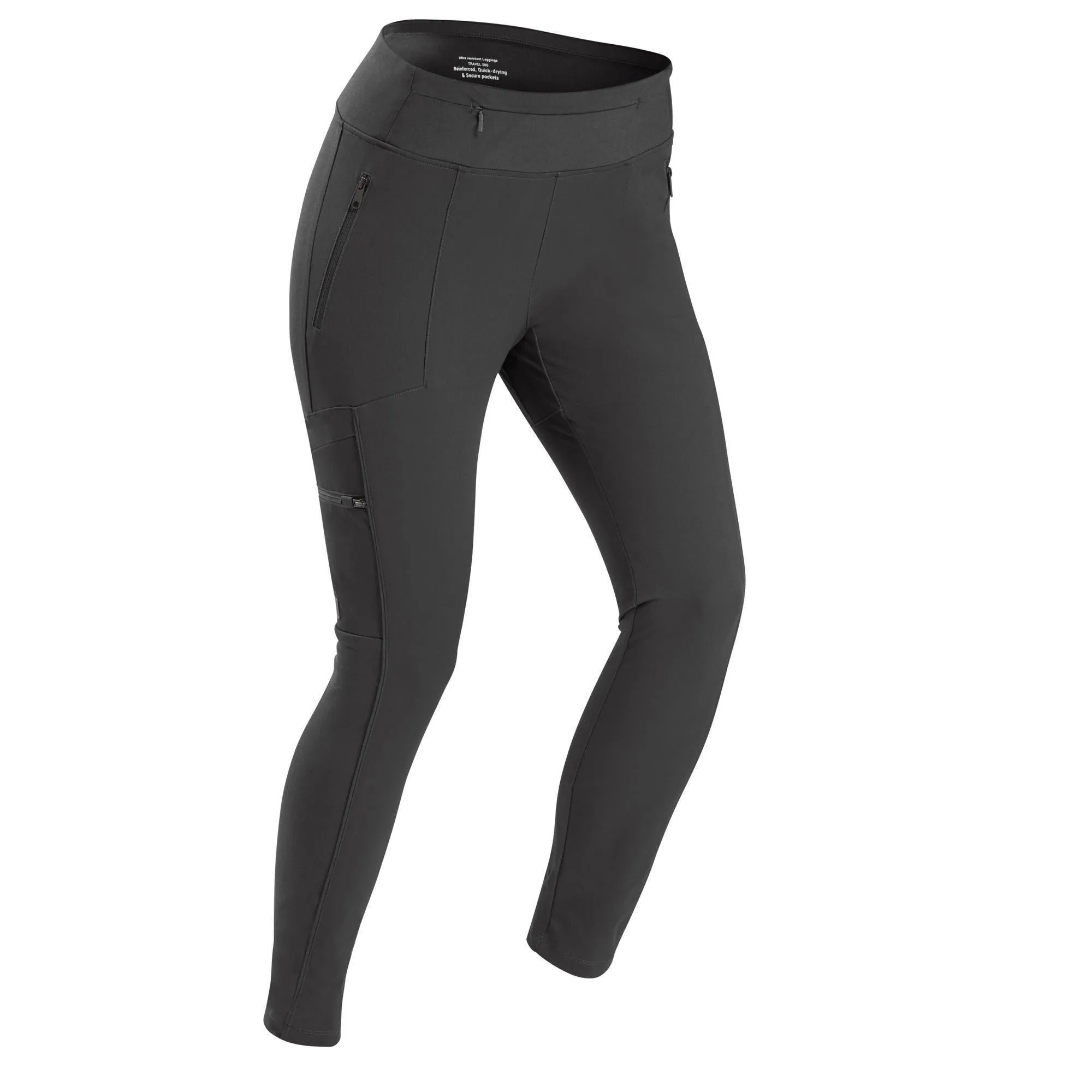 Leggings Forcalz Travel 500 for trekking and travel for women, black