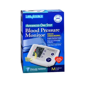 Lifesource One Step Medium Cuff Advanced Blood Pressure Monitor each By Lifesource