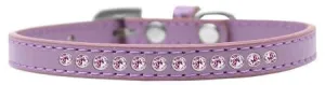 Light Pink Crystal Size 10 Lavender Puppy Collar