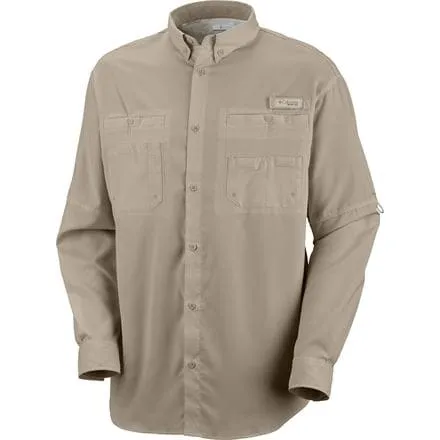 Long sleeve shirt Tamiami II men's Columbia, Fossil color