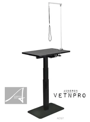 Minimalist Pedestal Smart USB  Telescopic Dog Grooming Table Electric Push Button Lift Huge 120kg Capacity Modern Sleek Superb Centrepiece of any Salon or Room