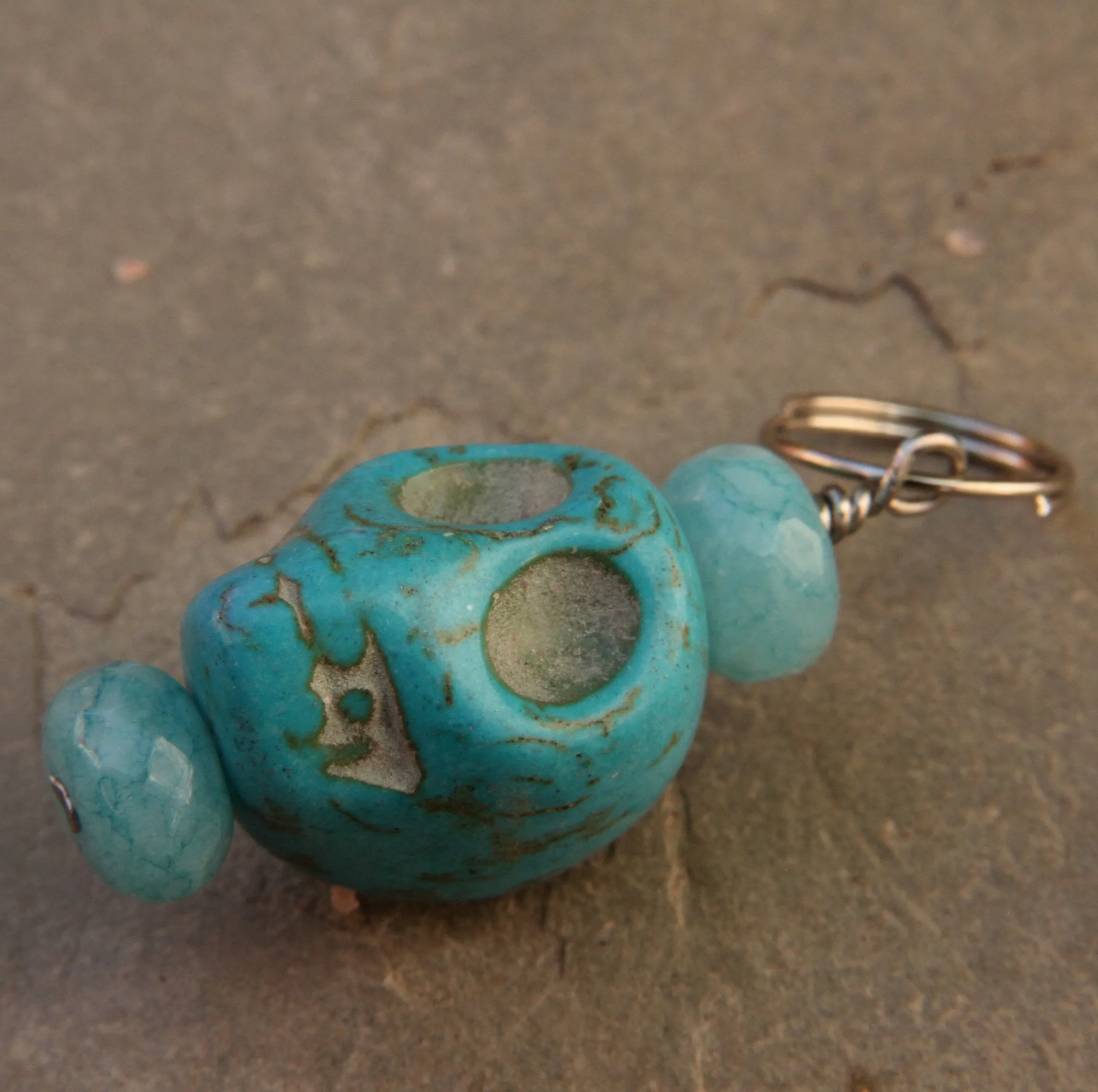 New Gemstone Skull Pet Charm in various colors