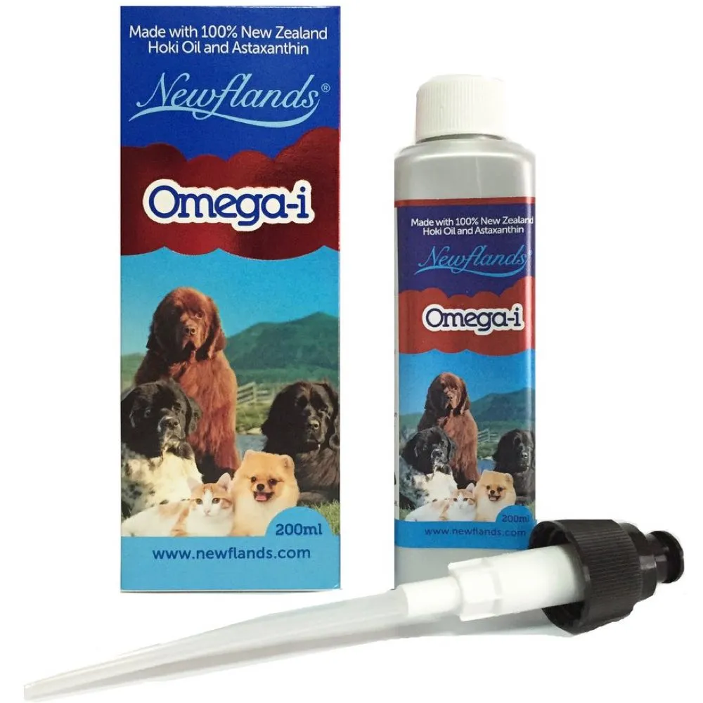 Newflands Omega-i Hoki Oil For Cats & Dogs 200ml