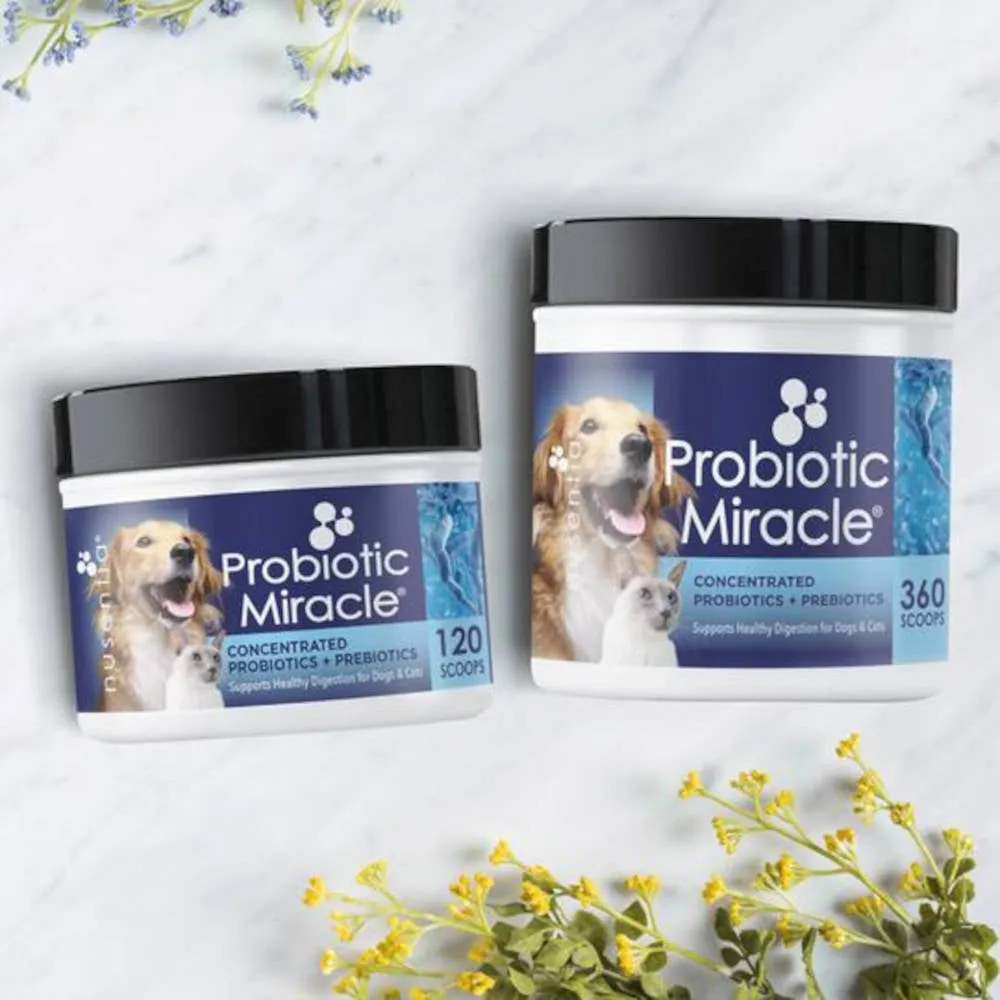 Nusentia Probiotic Miracle Supplement For Cats & Dogs