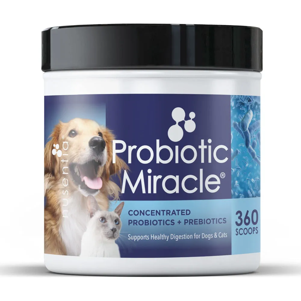 Nusentia Probiotic Miracle Supplement For Cats & Dogs