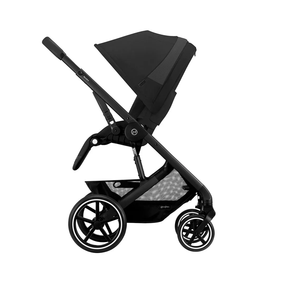 Outlet - CYBEX Balios S Lux Pushchair - Moon Black - Black