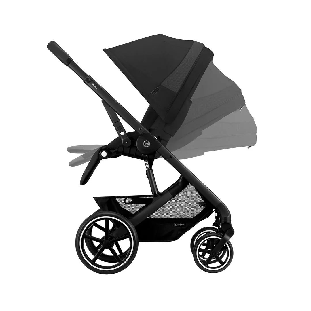 Outlet - CYBEX Balios S Lux Pushchair - Moon Black - Black