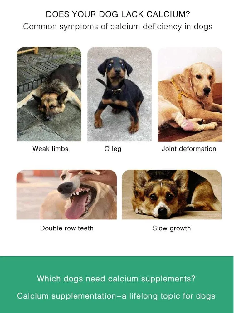 Pet Bone Health Calcium Tablets