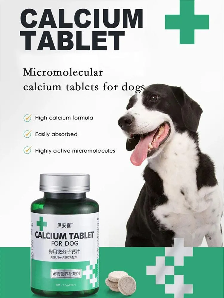 Pet Bone Health Calcium Tablets