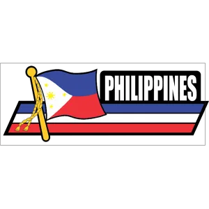 Philippines Flag Car Sidekick Decal