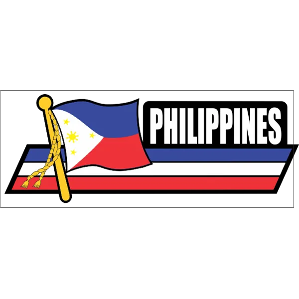 Philippines Flag Car Sidekick Decal