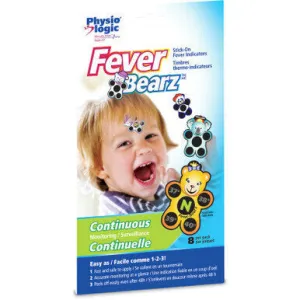 Physio Logic Fever Bearz Stick-On Fever Indicators