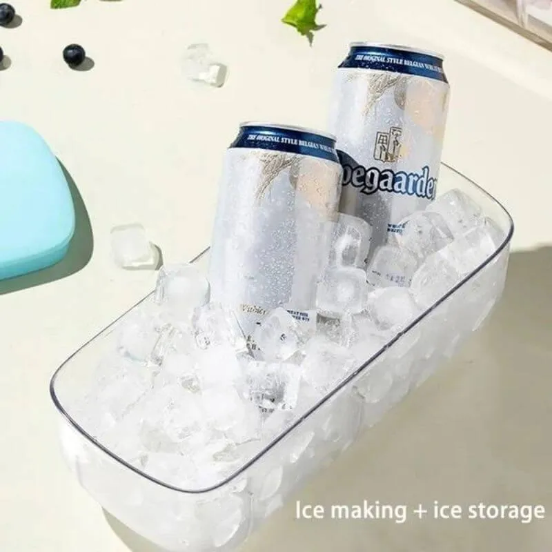 Press Type Ice Cube Maker