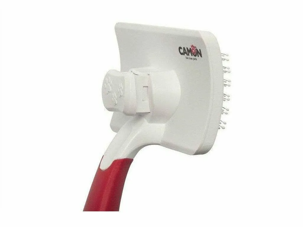 Slicker brush - EasyToClean- with stainless steel  plastic coated pins  (86x57mm)  SM